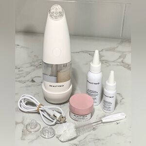 USED Beautybio GLOFACIAL Hydro-infusion Pore Cleansing Tool set